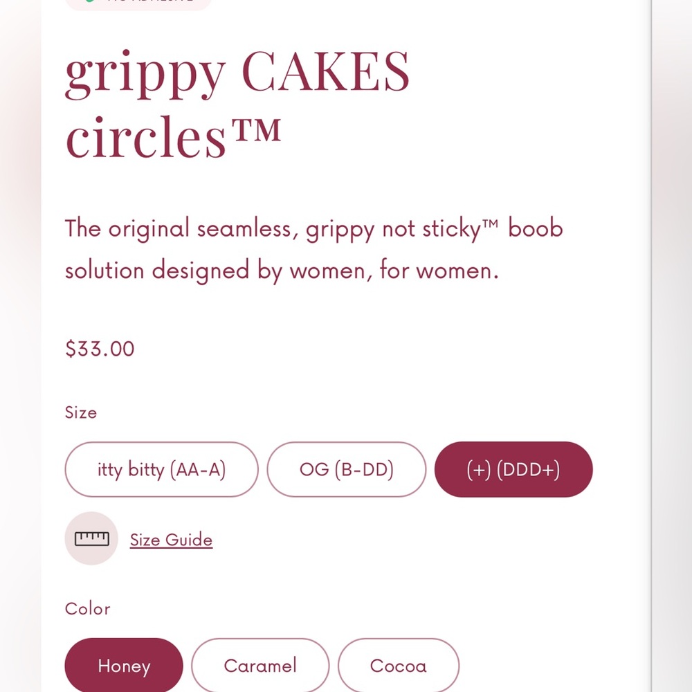 grippy CAKES circles